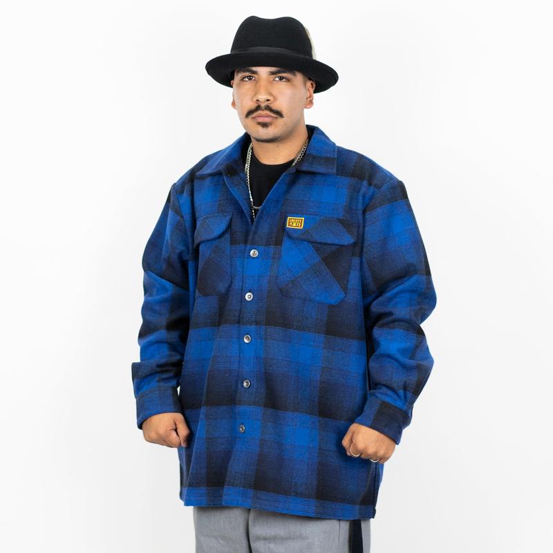 New FB County Super Heavyweight Wool Blend Long Sleeve Shirt