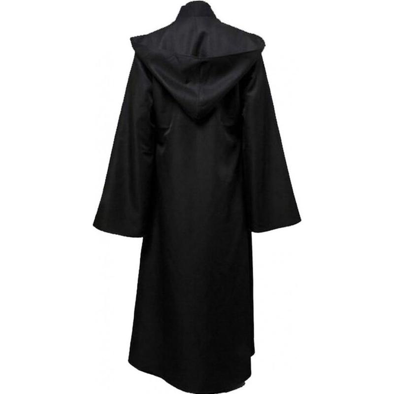 Mens Tunic Hooded Robe Halloween Cosplay Costume Robe Clo Cape