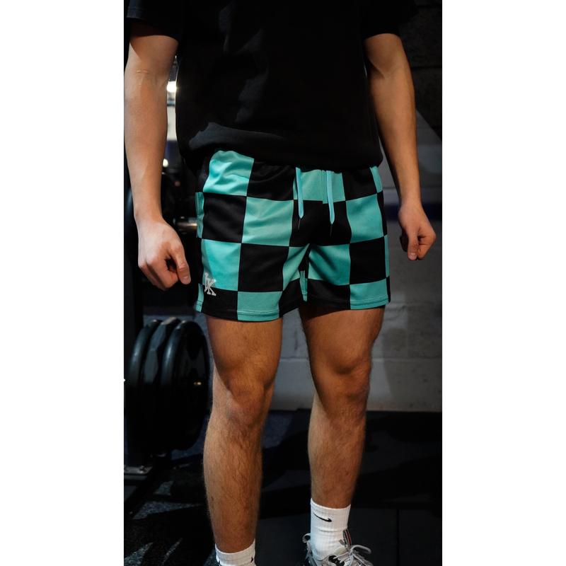 Checkered Pattern Shorts