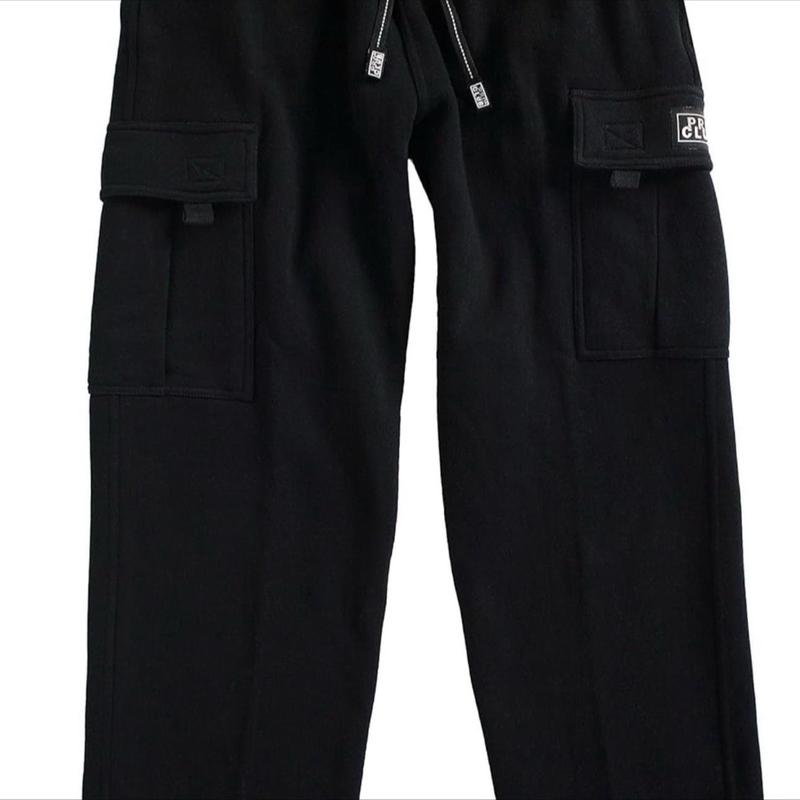 PROCLUB Men's Heavyweight Fleece Cargo Pants Pro Club Cargo Pants