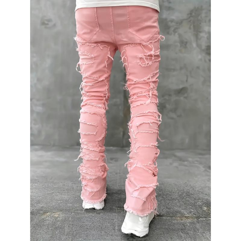 Trendy New Arrival: High Street Hip-Hop Creative Jeans for Fashion-Forward You