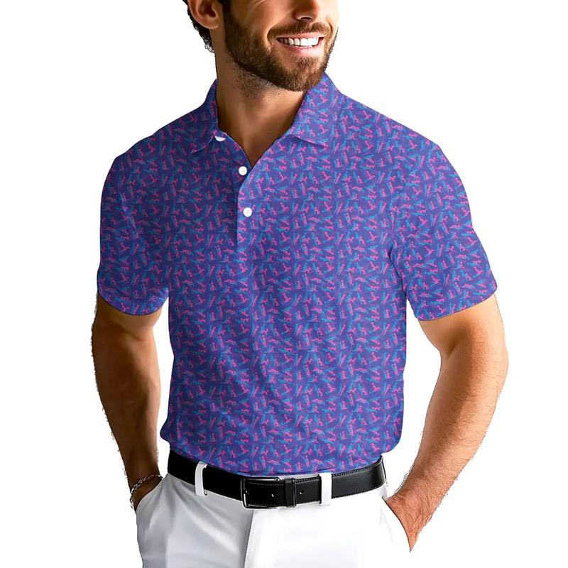 Exercise In The Midnight - Funny Polo Shirt For Men