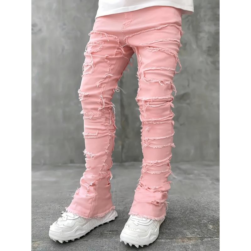 Trendy New Arrival: High Street Hip-Hop Creative Jeans for Fashion-Forward You