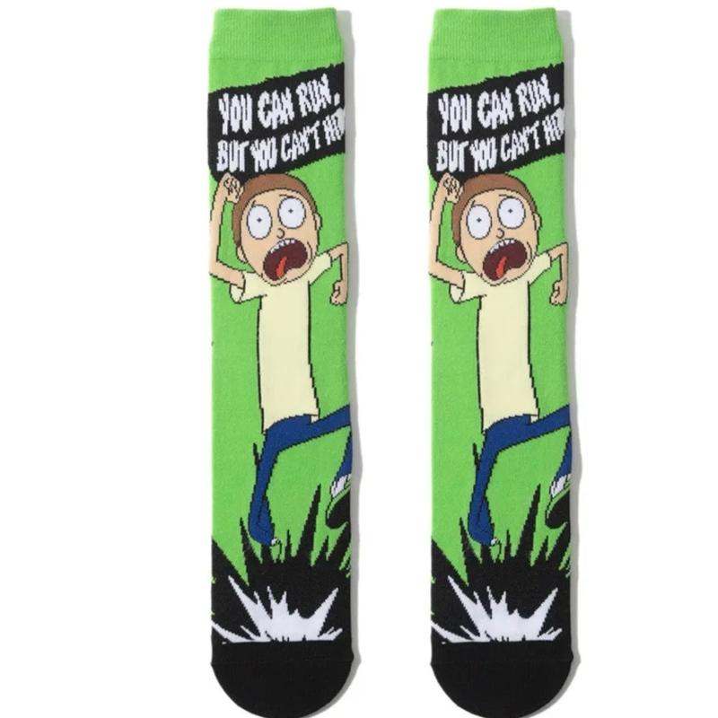 Rick and Morty Novelty Print Cotton Crew Socks for Men and Women Soft and--=%2=- Breathable=%2=-- Menswear Unisex athletic--=%2=- sock=%2=-- outdoor--=%2=- breathable=%2=----=%2=- sock=%2=-- breathable ankle sock knee sock comfortable sport high sock