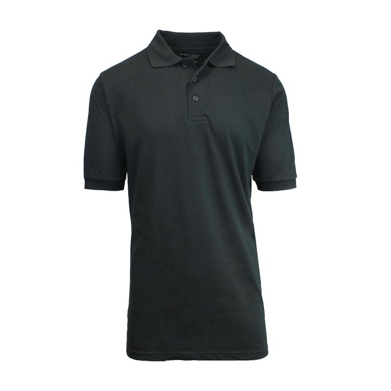 Men's Single Short Sleeve Classic Pique Polo Shirt