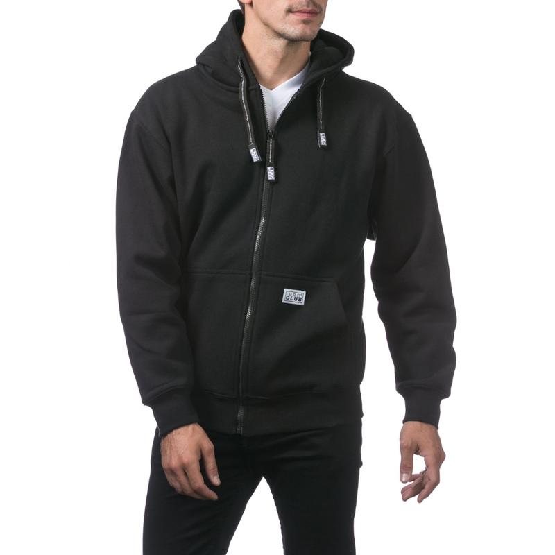 Pro Club Heavyweight Fleece Hoodie Zipper Menswear Cotton Stylish