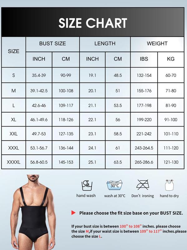 Men's Adjustable Strap Shapewear Shorts, Solid Color High Stretch Shaper, Tummy Control Butt Lifting Shapewear for Men