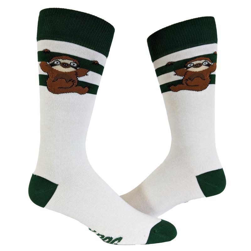 Men's Sloth Socks Funny Lazy Cuddly Animal Slow Zoo Vintage Novelty Footwear Funny Socks