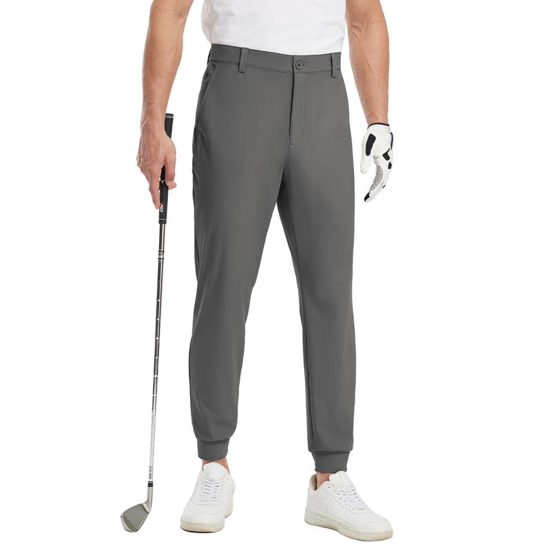 Christmas Gift  YSENTO Men's Golf Joggers Pants Stretch Dry Fit Slim Fit Casual Dress Work Sweat Pants with 4 Pockets