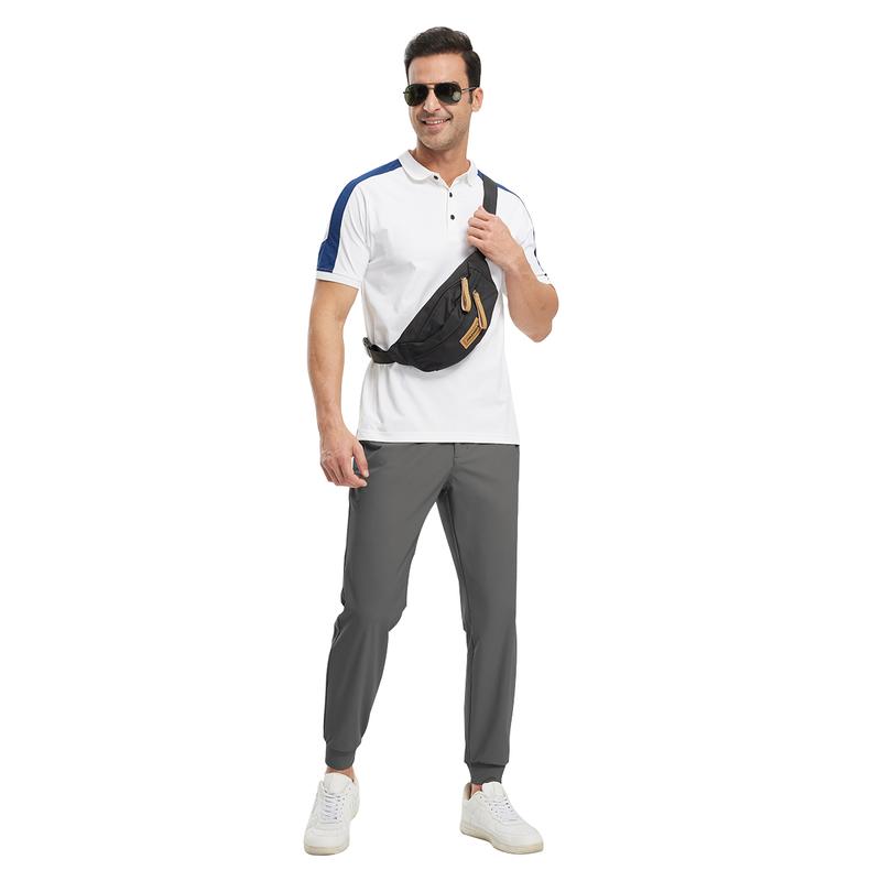 Christmas Gift  YSENTO Men's Golf Joggers Pants Stretch Dry Fit Slim Fit Casual Dress Work Sweat Pants with 4 Pockets