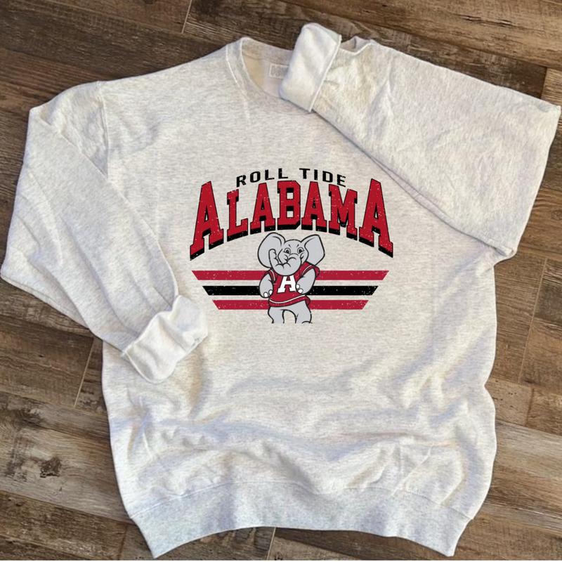 Vintage College Football Mascot Crewneck Sweatshirt