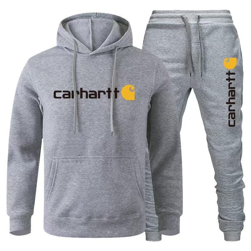 Carhart Loose Fit MidweightLogo Graphic Hoodie,Menswear, Cotton Shirt, T-shirt,Sweatshirt Trendy and fashionable two-piece sports suit Clothing Gamis