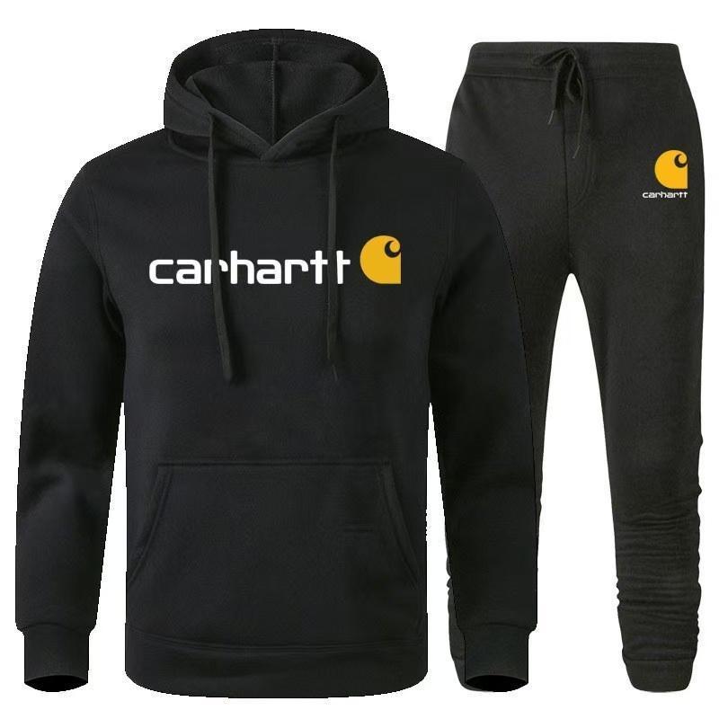 Carhart Loose Fit MidweightLogo Graphic Hoodie,Menswear, Cotton Shirt, T-shirt,Sweatshirt Trendy and fashionable two-piece sports suit Clothing Gamis