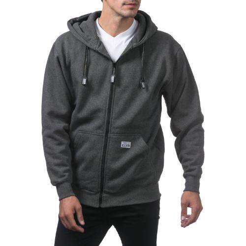 Pro Club Heavyweight Fleece Hoodie Zipper Menswear Cotton Stylish