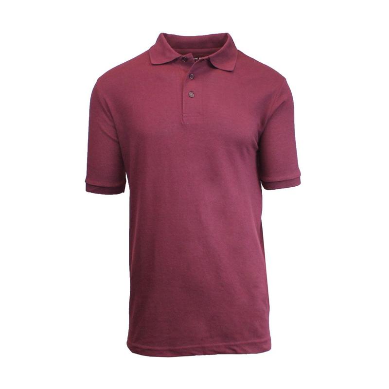 Men's Single Short Sleeve Classic Pique Polo Shirt