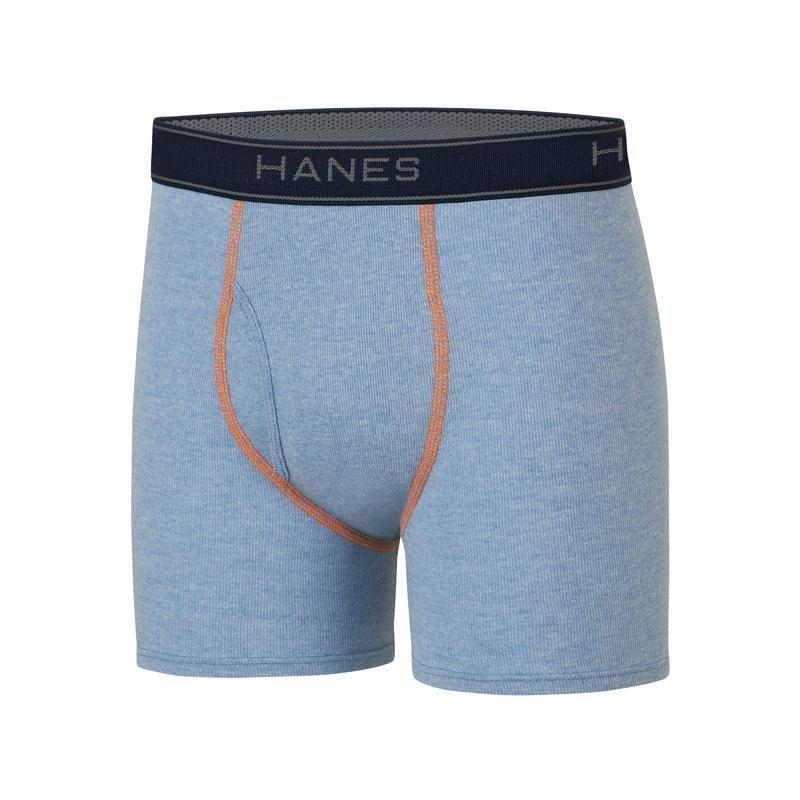 Hanes Comfort Flex Boys' Ringer Boxer Brief Underwear, 10+2 Pack For Men