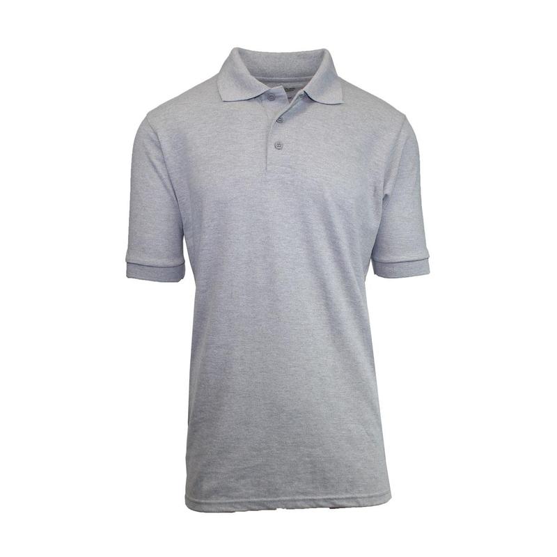 Men's Single Short Sleeve Classic Pique Polo Shirt