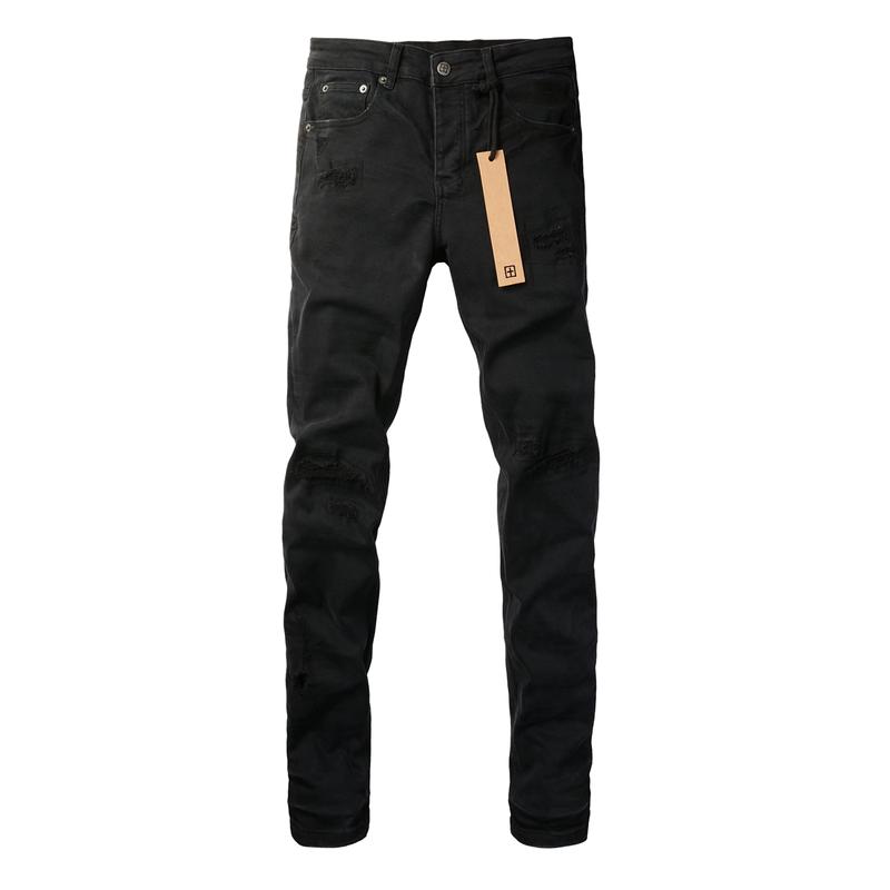 KSUBI brand Men's Jeans Casual Comfort Holes Fashionable Straight Skinny Slim Fit Jeans, Ripped Stretch Jeans Denim Pants