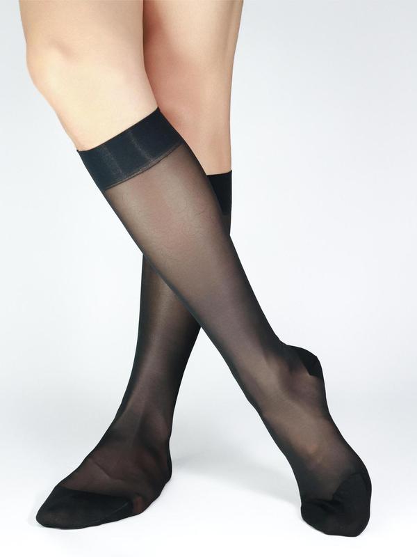 Men's Solid Color Sheer Over The Calf Socks, Breathable Comfortable Stocking for Daily Wear, Men's Socks for All Seasons