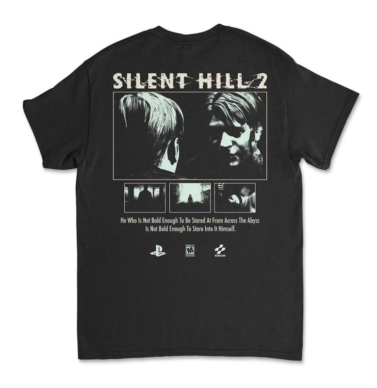 Silent Hill 2 Videogame Black Retro Gaming 2 Sides T-Shirt, Menswear, Gift For Him And Her, Unisex Cotton, Full Size, Full Color, Classic Tops Menswear Classic