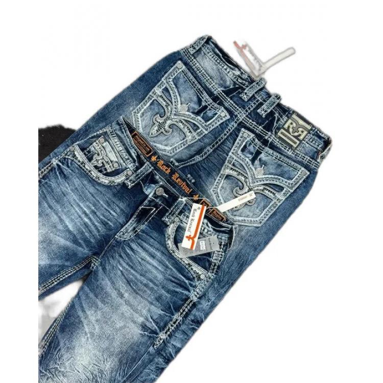 2024 blue embroidered slim jeans Harajuku street men and women retro casual pocket embroidered y2k jeans jeans for men