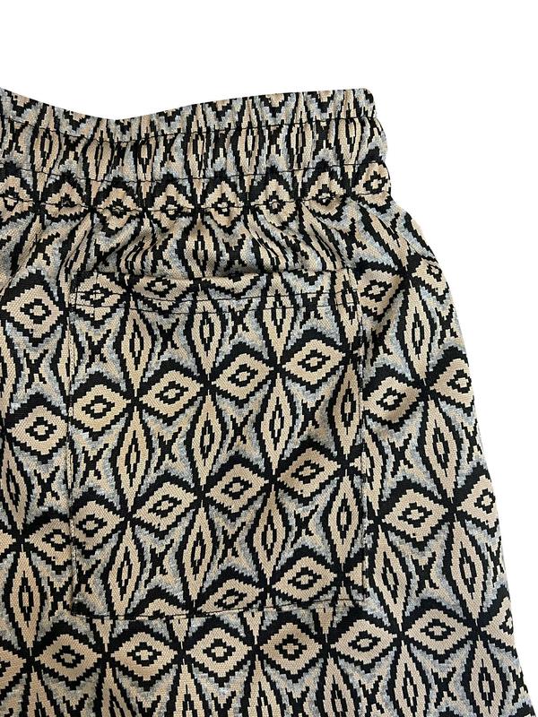 Men's All Over Print Drawstring Waist Shorts, Regular Fit Casual Pocket Elastic Waist Beach Shorts for Summer, Men's Bottoms for Daily Wear