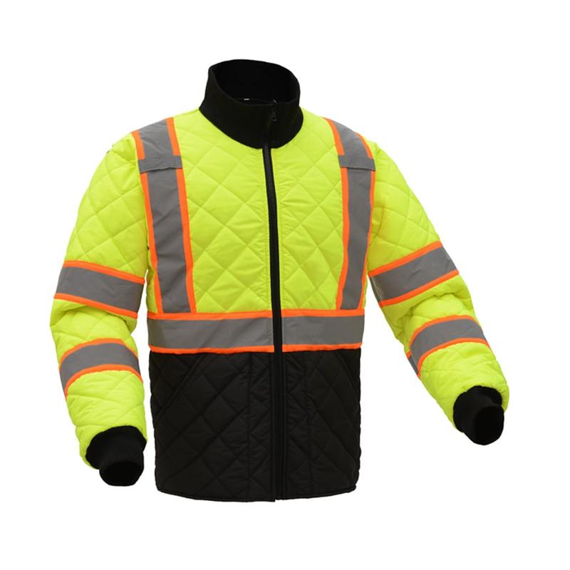 Hi-Vis Two-Tone Quilted Safety Jacket, Class 3