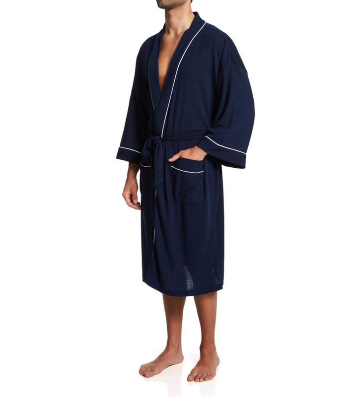 Fruit of the Loom Mens Beyondsoft Waffle Robe - Perfect for a Relaxing Evening at Home Men's Cozy